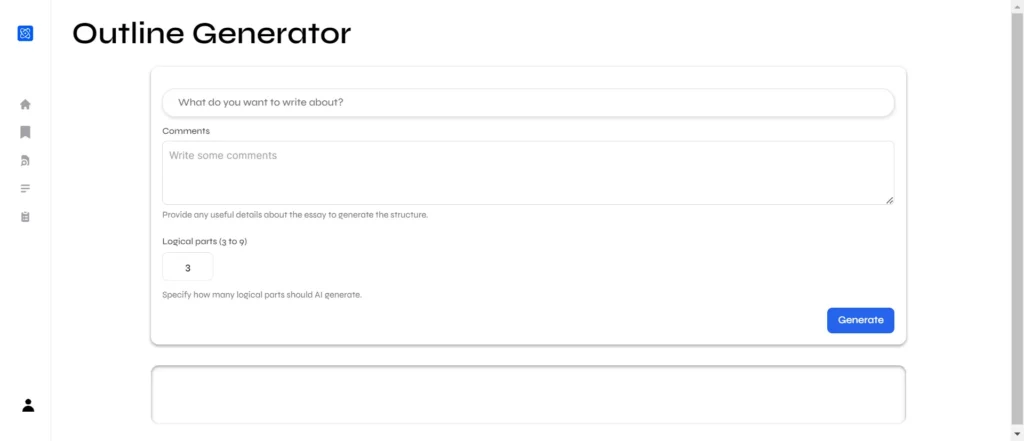 Textero.ai Outline Generator