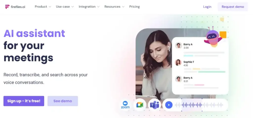 Fireflies.ai AI meeting Assitant