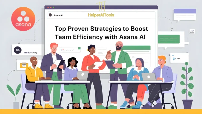 Team collaborating with Asana AI to boost productivity and efficiency.