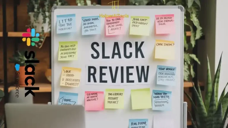 Slack review board with sticky notes for productivity and team collaboration